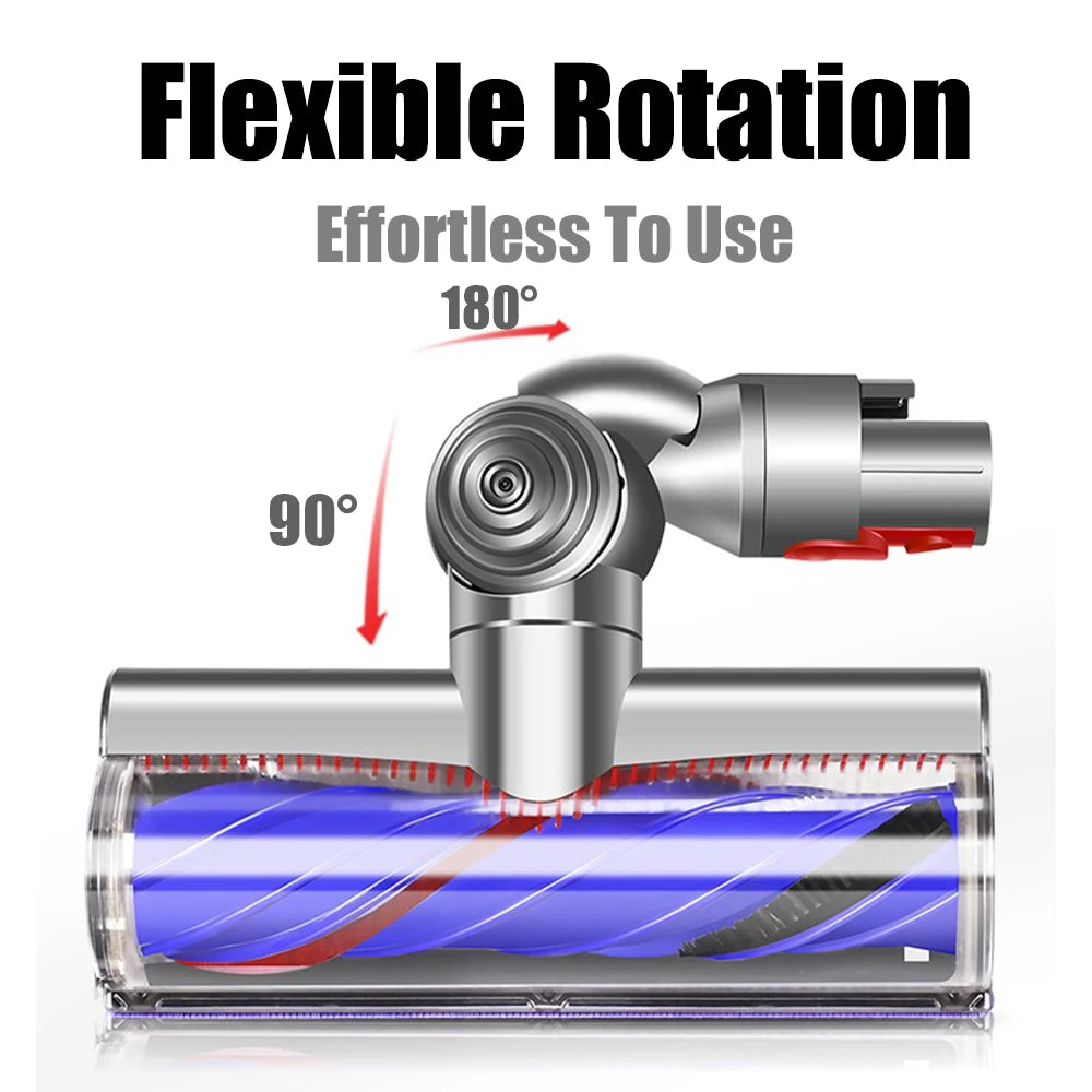 Replacement Direct Drive Cleaner Head for Dyson V7-V15 - Anti-Tangle Design